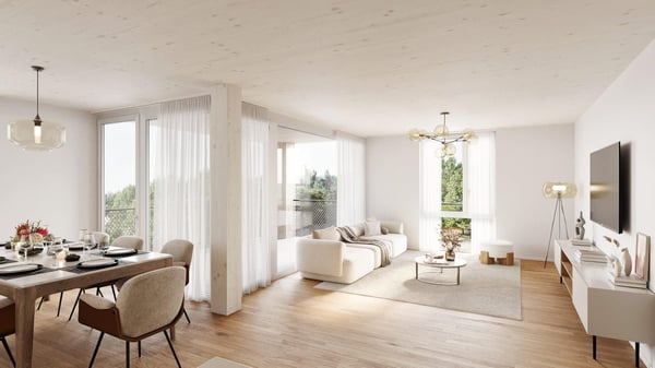 Einzigartige 4.5-Zimmer-Wohnung in Schöftland - Neubau mit Komfort 2