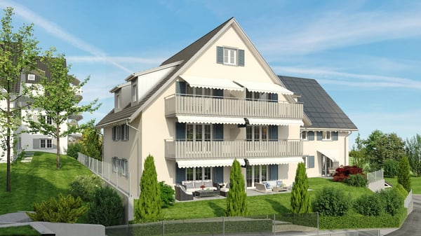 3.5 Zimmerwohnungim EG mit 82m2, Balkon 14 m2 Sitzplatz 12 m2, Richtung Süden 4
