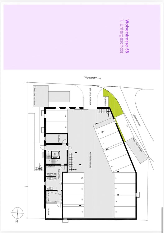 3.5 Zimmerwohnungim EG mit 82m2, Balkon 14 m2 Sitzplatz 12 m2, Richtung Süden 12