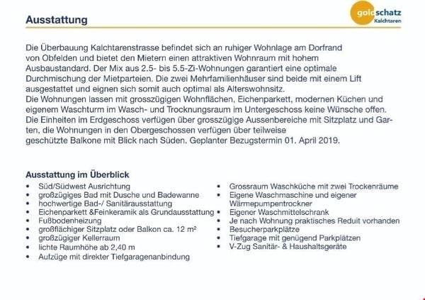 3.5 Zimmerwohnung mit 120 m2 Balkon Richtung Süden 15