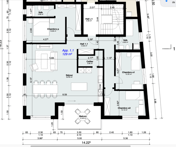 Magnifique appartement de 6.5 pièces à Tavannes 170m2 3
