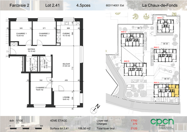 Très bel appartement de 4.5 pièces entièrement neuf avec balcon-loggia 12