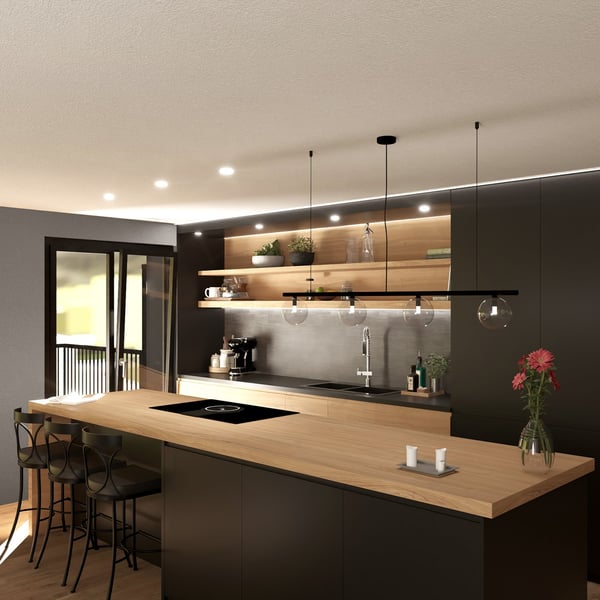 4.5-Zimmer-Maisonette als bewirtschaftete Zweitwohnung in Saas-Grund – Neubau 2026 | WHG P1 6