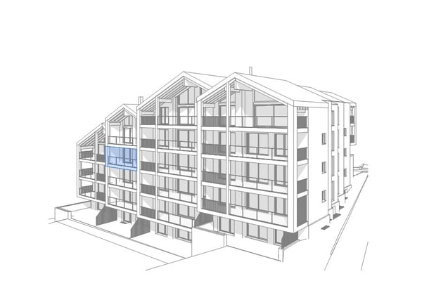 Moderne 2.5-Zimmer-Neubauwohnung mit Balkon in Zermatt 2