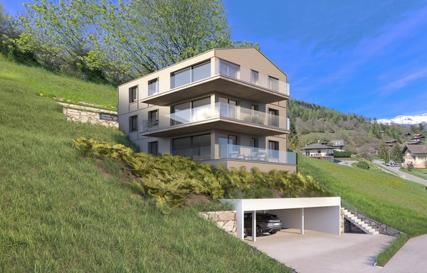 Charmant appartement de 2.5 pièces avec vue à Fortunau (Ayent) 1