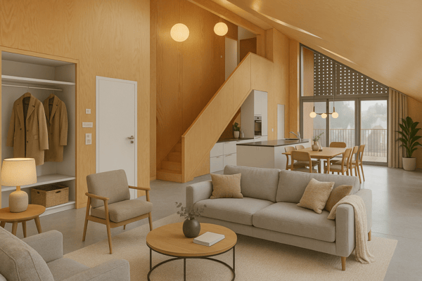 Corgémont, duplex d'exception de 1.5 pièces en attique NEUF 1