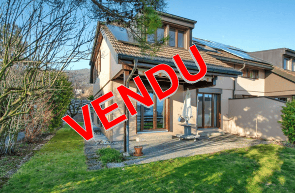 Le Landeron, villa mitoyenne de 5.5 pièces, garage, place de parc