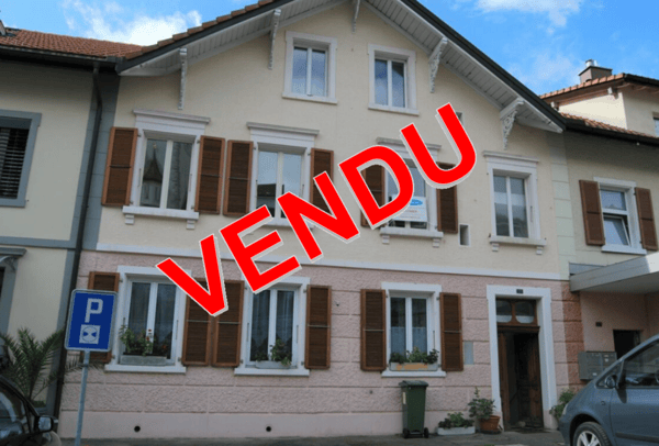 Tramelan, immeuble locatif de 4 appartements avec jardin