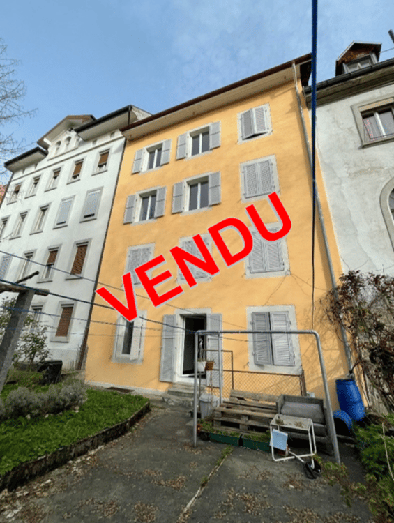 St-Imier, immeuble locatif de 4 appartements