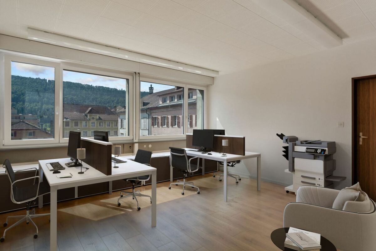 St-Imier, bureau / cabinet idéalement situé, surface dès 27m2