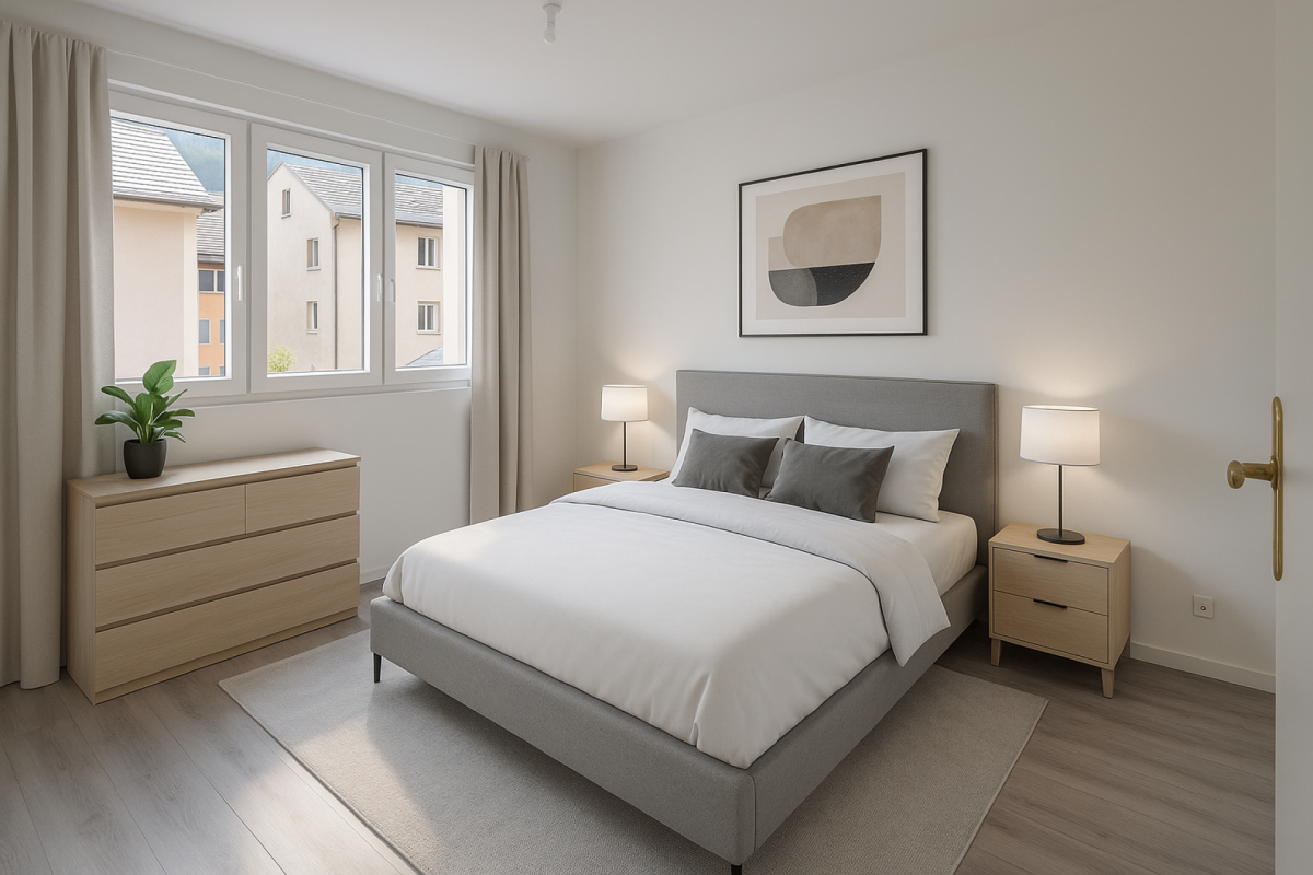 St-Imier, appartement de 4.5 pièces au 1er étage avec balcon