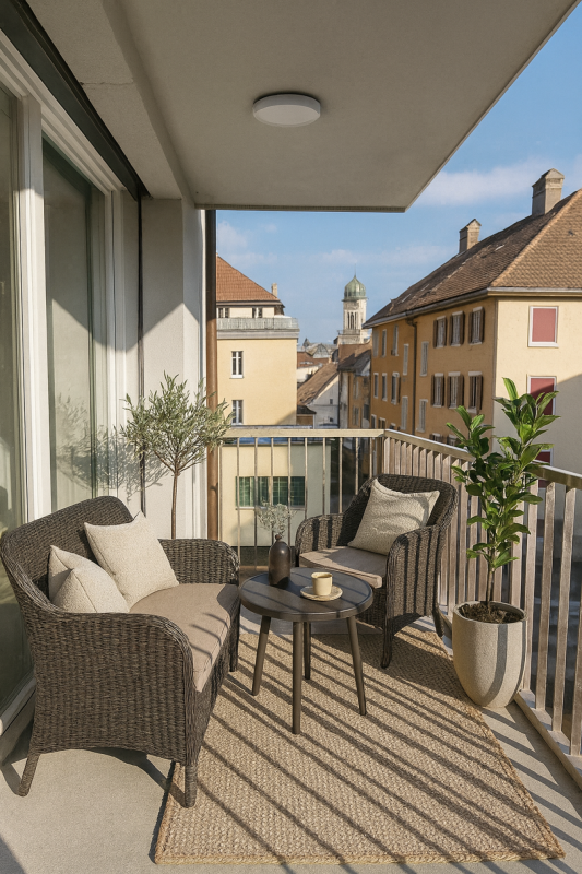 St-Imier, appartement de 4.5 pièces au 1er étage avec balcon