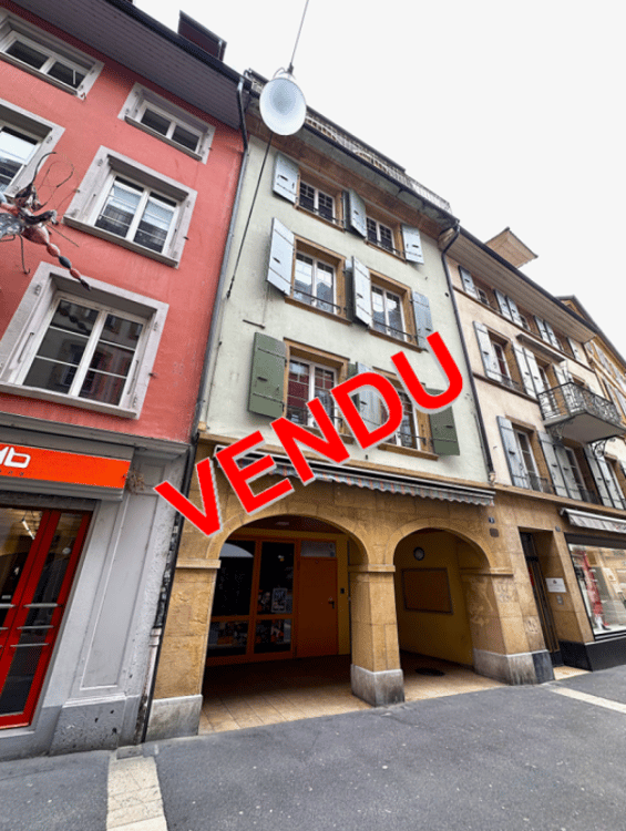 Neuchâtel, immeuble de rendement