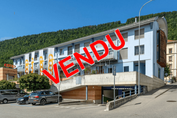 St-Imier, duplex de 4.5 pces avec balcon et place de parc