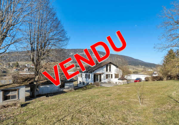 Reconvilier, villa de 4.5pces avec atelier et 3 garages