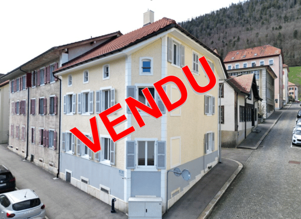 St-Imier, maison locative de 3 appartements