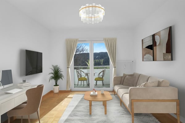 Tramelan, bel appartement de 3.5 pièces au rez supérieur 1