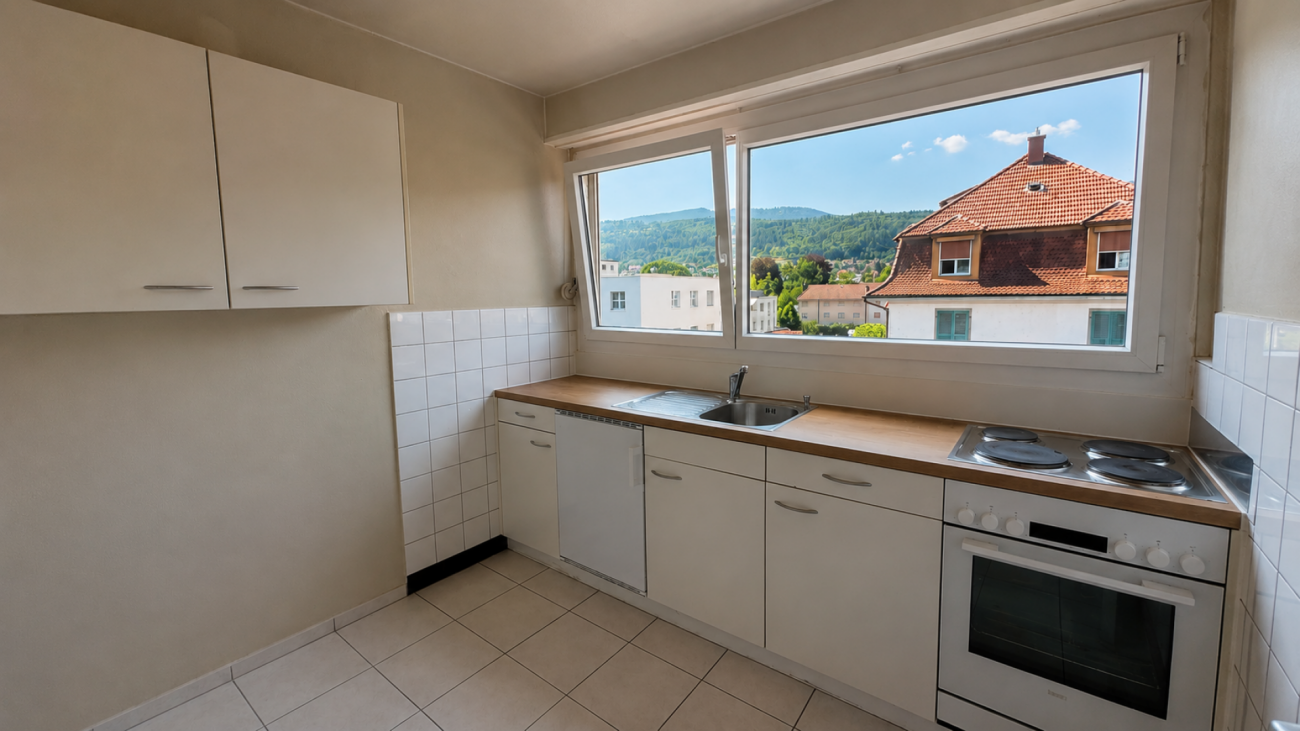 Bienne, appartement de 2 pièces au 3ème avec ascenseur