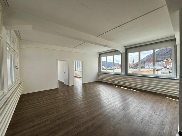 St-Imier, bel appartement de 2.5 pièces de type loft avec jardin privatif 3