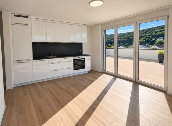 2.5 Zi-Attika Wohnung in einem NEUBAU mit grosser Terrasse 52 m², Zweitvermietung 2