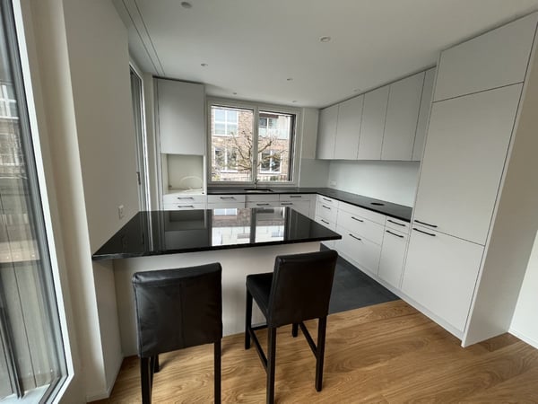 Moderne 3.5-Zimmer-Wohnung mit Wintergarten und Gartenbereich in Reinach 5