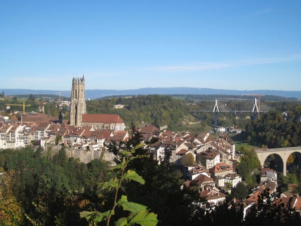 Immeuble centre-ville de Fribourg 1