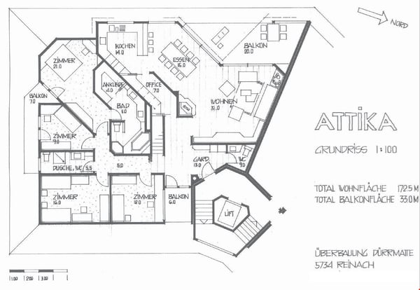 Grosszügige 1.5-Zimmer-Dachwohnung mit herrlicher Aussicht in Reinach AG 17