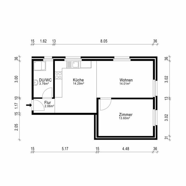 Charmante 2.5-Zimmer-Wohnung in Safnern 11