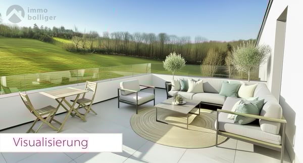 Terrassenhaus mit Komfort, Stil und Aussicht im Mühlethal 1