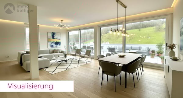 Terrassenhaus mit Komfort, Stil und Aussicht im Mühlethal 2