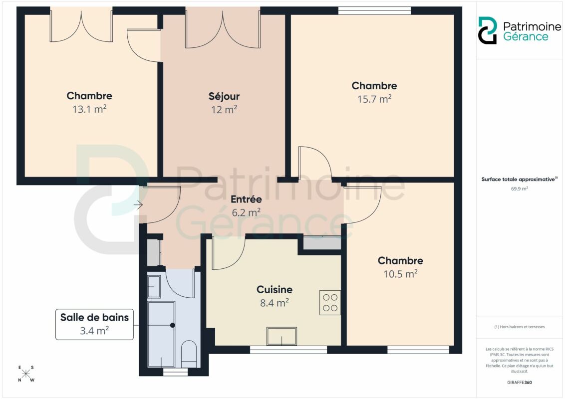 Meublé ! - Appartement de 4.0 pièces