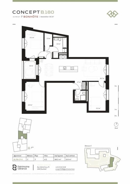 Découvrez Concept B.180 à Neuchâtel - Logement de 4.5 pièces 6
