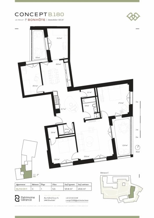 Découvrez Concept B.180 à Neuchâtel - Logement de 5.5 pièces 6