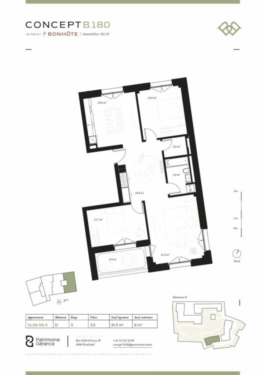 DÉCOUVREZ CONCEPT B.180 - APPARTEMENT NEUF DE 3.5 PIÈCES 8