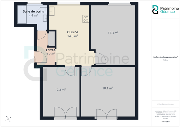 Spacieux ! Appartement de 3.0 pièces avec vue sur la ville 10