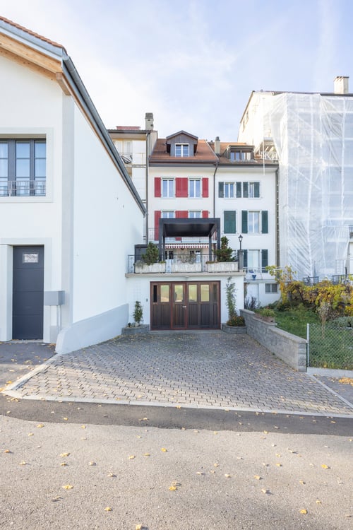 Maison en ville de Romont sur les remparts 2