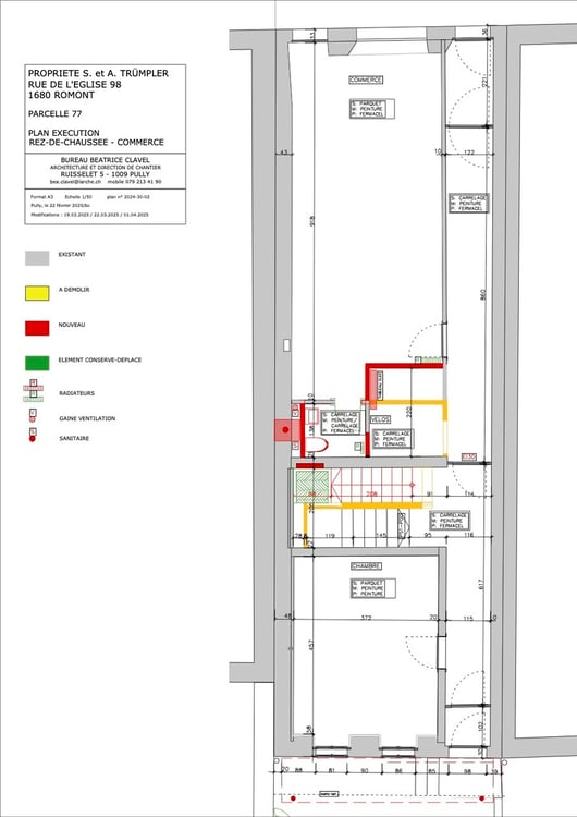Petit local commercial avec vitrine au coeur de Romont 2