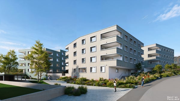Petit immeuble de 6 appartements dans la nature, proche de la gare 2