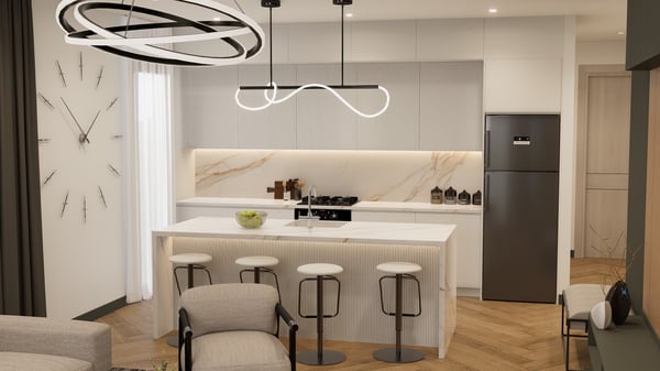 Grand 1.5 neuf traversant, avec grand séjour et balcon couvert 7