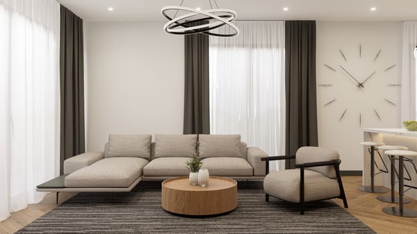 Grand 1.5 neuf traversant, avec grand séjour et balcon couvert 6