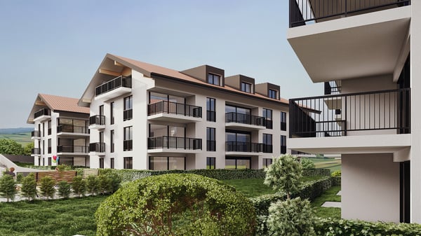 Grand 1.5 neuf traversant, avec grand séjour et balcon couvert 1