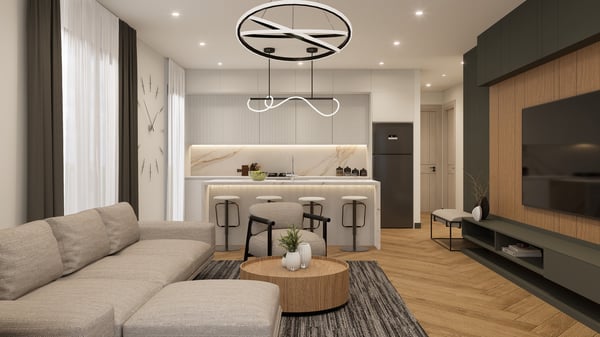 1.5 pièces neuf avec terrasse et grand jardin 9