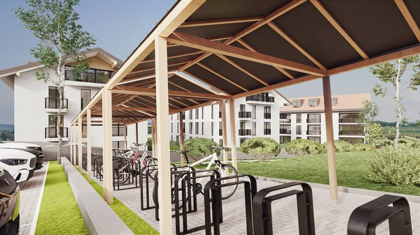 1.5 pièces neuf avec terrasse et grand jardin 4