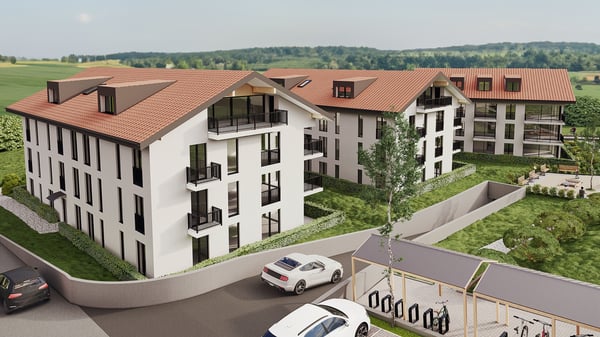 1.5 pièces neuf avec terrasse et grand jardin 2