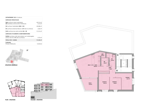 Petit immeuble de 6 appartements dans la nature, proche de la gare 5