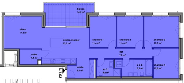 Spacieux logement neuf de 8.5 pièces avec grand balcon 10