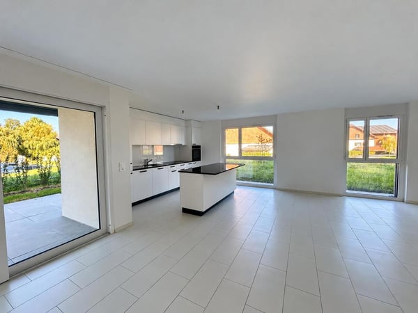 Magnifique appartement neuf de 4,5 pièces dans un cadre verdoyant