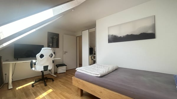Wohnen über dem Gürbetal - 1.5-Zimmer-Duplex mit Alpenblick in Gelterfingen 11