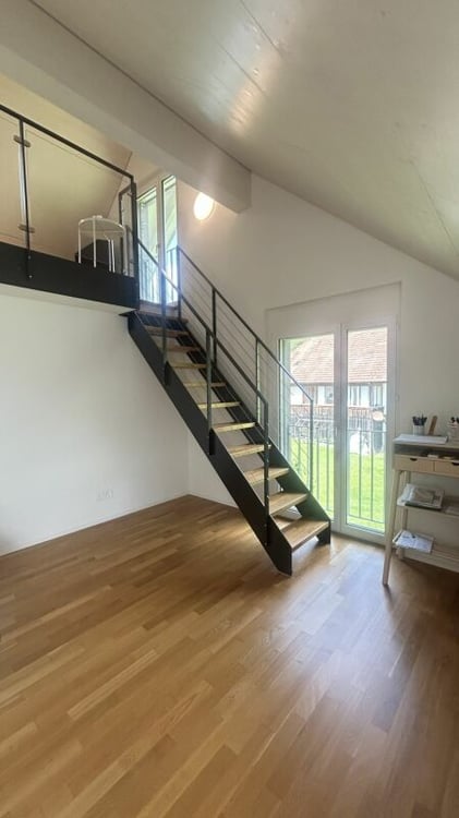 Wohnen über dem Gürbetal - 1.5-Zimmer-Duplex mit Alpenblick in Gelterfingen 14