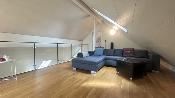 Wohnen über dem Gürbetal - 1.5-Zimmer-Duplex mit Alpenblick in Gelterfingen 16